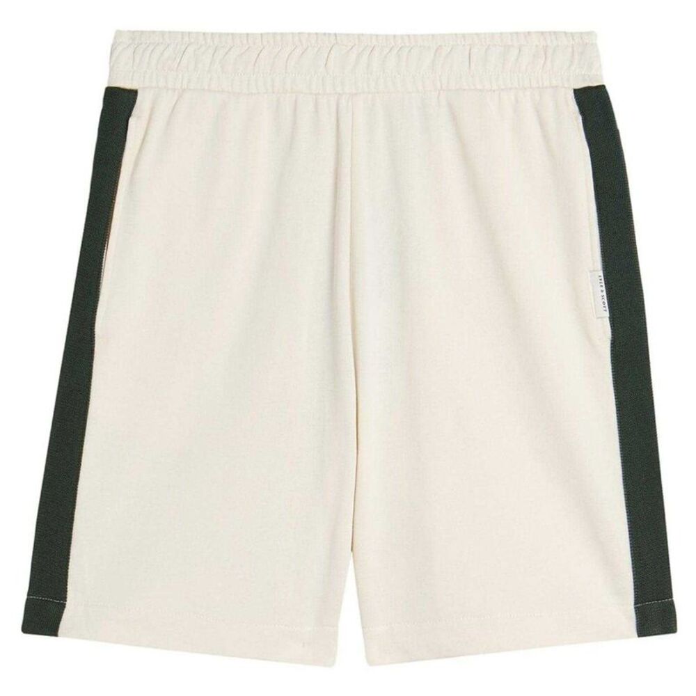 Lyle & Scott Mens Tapered Sweat Shorts / Natural